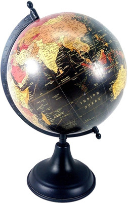 MH Black Ocean Black Base Desk & Table Top Political World Globe(Medium Black)
MH Black Ocean Black Base Desk & Table Top Political World Globe(Medium Black)