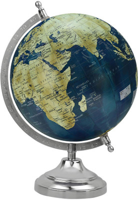 Globeskart Blue Texture Cream with Chrome Arc and Base Desk and Table Top Political World Globe(Medium Blue)
Globeskart Blue Texture Cream with Chrome Arc and Base Desk and Table Top Political World Globe(Medium Blue)
