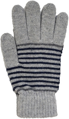 Vinenzia Self Design Winter Men's Gloves, Grey