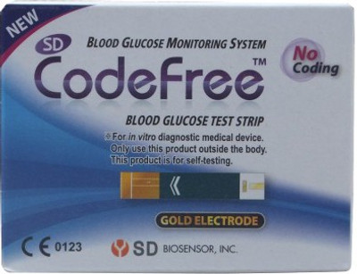 SD 100 Glucometer Strips