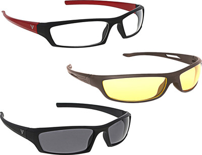 Vast New Day & Night Vision Driving Plus Summer Special (Yellow,White,Grey) Cycling Goggles, Multicolor
Vast New Day & Night Vision Driving Plus Summer Special (Yellow,White,Grey) Cycling Goggles, Multicolor