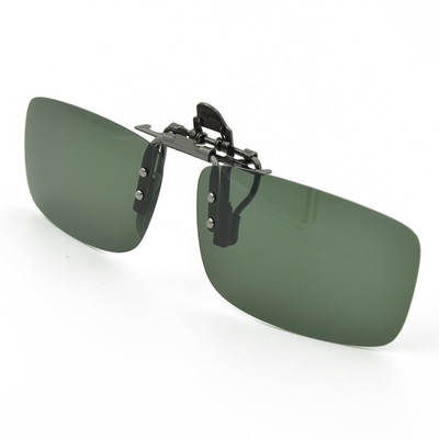 Enem Day Vision Polarized Green Clip-on Flip-up Driving Motorcycle Goggles(Green)