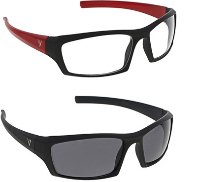 Vast New Day And Night Vision Car And Bike Driving Cycling Goggles(Black), Black;red
Vast New Day And Night Vision Car And Bike Driving Cycling Goggles(Black), Black;red