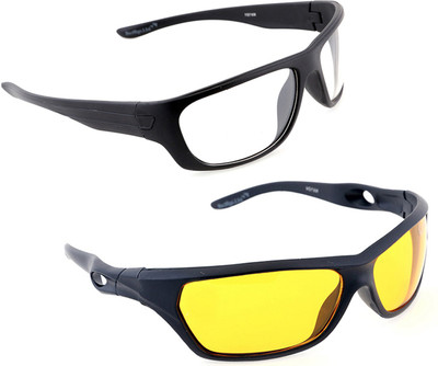 Elligator Night & Day Vision Driving Plus Summer Special Cycling Goggles, Multicolor
Elligator Night & Day Vision Driving Plus Summer Special Cycling Goggles, Multicolor