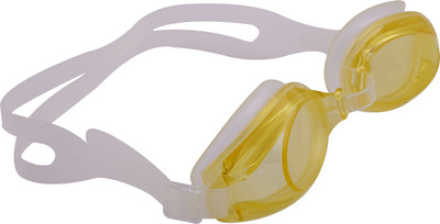 Black Swim Yellow Swimming Goggles(Yellow)
