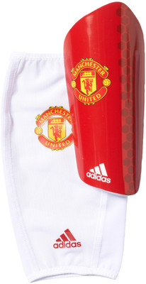 ADIDAS MUFC PRO LITE Football Shin Guard(S, Red, White)