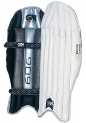GM 606 Wicket Keeping Small Boys (30 -32 cm) Wicket Keeping Pad(White, Black, Senior)