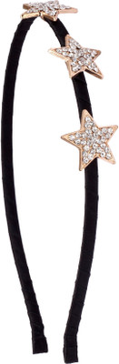 20 Dresses Scattered Stars In The Night Hair Band(Gold, Black)