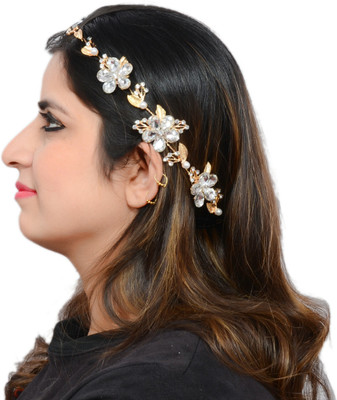 Mansiyaorange Latest Floral Funky Flexible Foldable Tiarra Hair Pin Hair Accessory Set(Gold)
Mansiyaorange Latest Floral Funky Flexible Foldable Tiarra Hair Pin Hair Accessory Set(Gold)