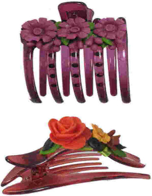 Advanc Hotline Porcelain clay work fancy banana clip (Combo of 2) Hair Clip(Multicolor)
Advanc Hotline Porcelain clay work fancy banana clip (Combo of 2) Hair Clip(Multicolor)