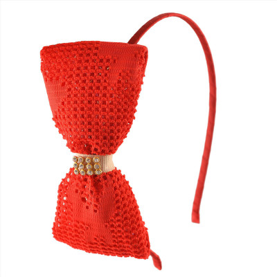 Crayon Flakes Terry Rings Hair Band(Red)