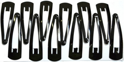 Shop & Shoppee Daily use Metallic Tic Tac Clip(Black)