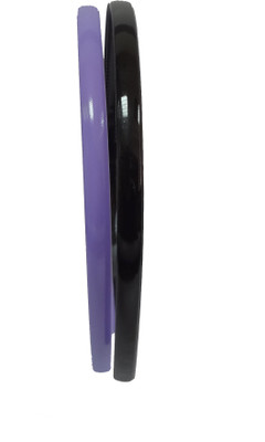 Rigo Purple and black plain headband Head Band(Purple)