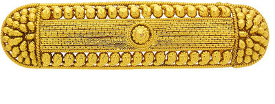 Anuradha Art Golden Finish Hair Clip(Gold)