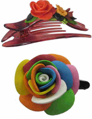 Advanc Hotline Porcelain clay work fancy banana clip (Combo of 2) Hair Clip(Multicolor)
Advanc Hotline Porcelain clay work fancy banana clip (Combo of 2) Hair Clip(Multicolor)