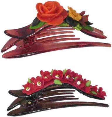 Advanc Hotline Porcelain clay work fancy banana clip (Combo of 2) Hair Clip(Multicolor)
Advanc Hotline Porcelain clay work fancy banana clip (Combo of 2) Hair Clip(Multicolor)