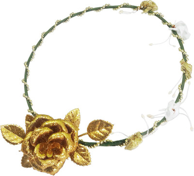 CraftEra Stylish Handmade Golden Floral Hair Tiara/Crown for Girls Head Band(Gold)
CraftEra Stylish Handmade Golden Floral Hair Tiara/Crown for Girls Head Band(Gold)