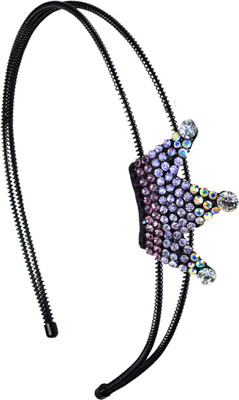 Glitters Online hair accessory Head Band(Black, Purple)