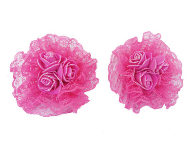 BinnG FLOWERS Hair Clip(Pink)