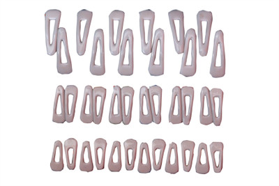 Abhi Tik Tak Pin Tic Tac Clip(White)