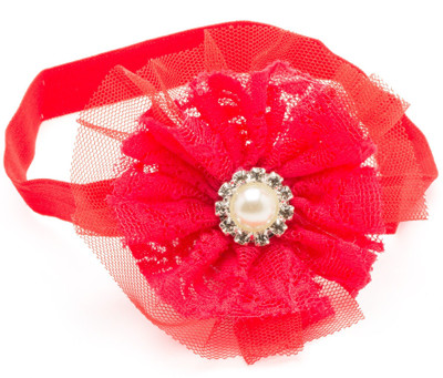 NeedyBee Red Pearl Mesh Yarn Flower Kids Hair Accessories Elastic Infant Baby Head Band(Red)
NeedyBee Red Pearl Mesh Yarn Flower Kids Hair Accessories Elastic Infant Baby Head Band(Red)