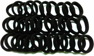 Samyak Black Soft Rubber Band(Black)