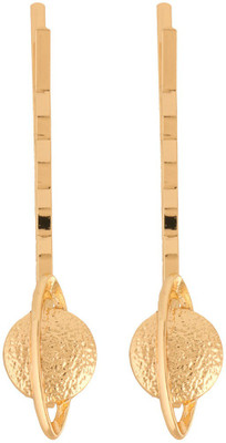 Jazz Jewellery Toned Stone Hair Pin(Gold)