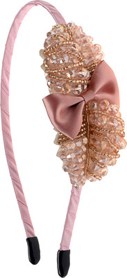 The Ethnic Wears Metal Alloy, Silk Covered, Beeds, Crystal & CZ Stones, etc. Hair Band(Pink)
The Ethnic Wears Metal Alloy, Silk Covered, Beeds, Crystal & CZ Stones, etc. Hair Band(Pink)