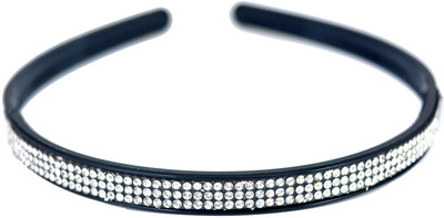 Anokhi Ada Stone Studded Hair Band(Black)