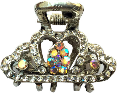 B-Fashionable Crown Hair Claw(Silver)