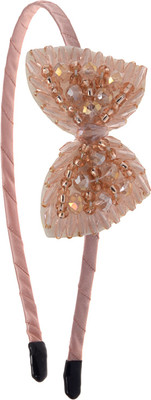 The Ethnic Wears Metal Alloy, Silk Covered, Beeds, Crystal & CZ Stones, etc. Hair Band(Pink)
The Ethnic Wears Metal Alloy, Silk Covered, Beeds, Crystal & CZ Stones, etc. Hair Band(Pink)