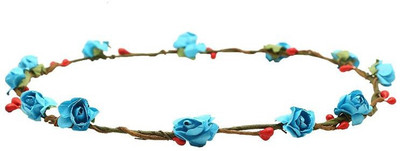 Sanjog Blue Floral Hairband/ Headband Tiara for Parties & Weddings(Adjustable) Head Band(Blue)
Sanjog Blue Floral Hairband/ Headband Tiara for Parties & Weddings(Adjustable) Head Band(Blue)