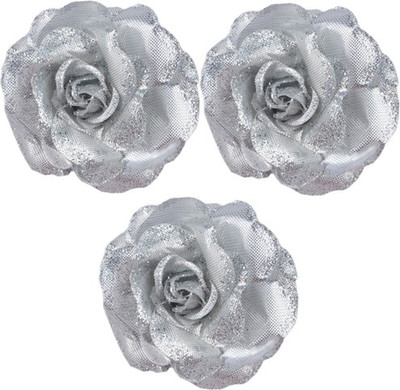 Majik Hair Rose Tic Tac Clip(Silver)