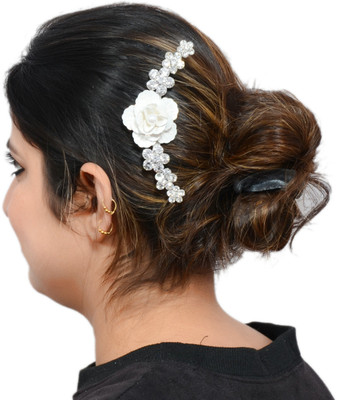 Mansiyaorange Latest Floral Funky Flexible Foldable Tiarra Hair Pin Hair Accessory Set(White)
Mansiyaorange Latest Floral Funky Flexible Foldable Tiarra Hair Pin Hair Accessory Set(White)