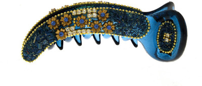 Anuradha Art Stylish Banana Clip(Blue)