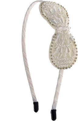 The Ethnic Wears Metal Alloy, Silk Covered, Beeds, Crystal & CZ Stones, etc. Hair Band(White)
The Ethnic Wears Metal Alloy, Silk Covered, Beeds, Crystal & CZ Stones, etc. Hair Band(White)