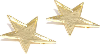 Blueberry Star Motif Hair Clip(Gold)