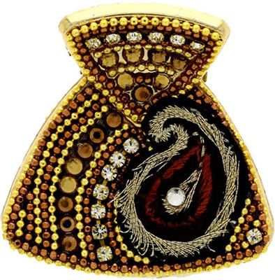 Anuradha Art BF-402 Hair Clip(Gold)