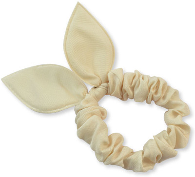 Sarah Plain Rabbit Ear Rubber Band(Yellow)