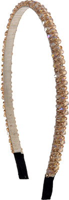 The Ethnic Wears Metal Alloy, Silk Covered, Beeds, Crystal & CZ Stones, etc. Hair Band(Gold)
The Ethnic Wears Metal Alloy, Silk Covered, Beeds, Crystal & CZ Stones, etc. Hair Band(Gold)