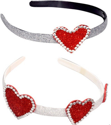 Aparshi Pack of two heart shape hairband - VALENTINE SPECIAL Hair Band(Multicolor)
Aparshi Pack of two heart shape hairband - VALENTINE SPECIAL Hair Band(Multicolor)
