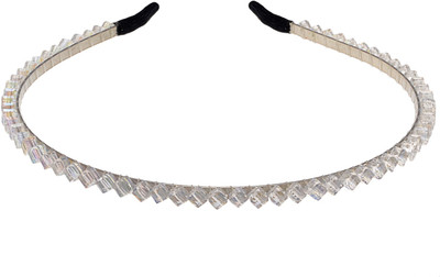 The Ethnic Wears Metal Alloy, Silk Covered, Beeds, Crystal & CZ Stones, etc. Hair Band(Silver)
The Ethnic Wears Metal Alloy, Silk Covered, Beeds, Crystal & CZ Stones, etc. Hair Band(Silver)
