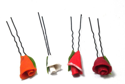 Advance Hotline Hand made Juda pin with procelain clay work set of four Hair Pin(Multicolor)
Advance Hotline Hand made Juda pin with procelain clay work set of four Hair Pin(Multicolor)