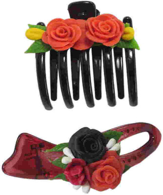 Advanc Hotline Porcelain clay work fancy banana clip (Combo of 2) Hair Clip(Multicolor)
Advanc Hotline Porcelain clay work fancy banana clip (Combo of 2) Hair Clip(Multicolor)