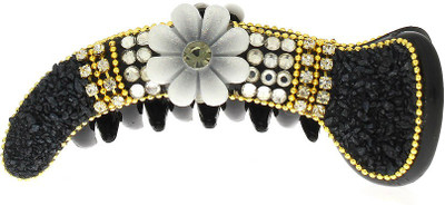 Anuradha Art Stylish Banana Clip(Black)