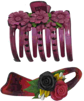Advanc Hotline Porcelain clay work fancy banana clip (Combo of 2) Hair Clip(Multicolor)
Advanc Hotline Porcelain clay work fancy banana clip (Combo of 2) Hair Clip(Multicolor)