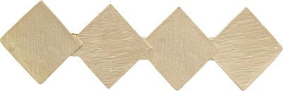 Blueberry Diamond Shaped Hair Clip(Gold)