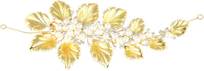 Pink Rose Princess Love Hair Chain(Gold)