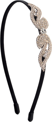 The Ethnic Wears Metal Alloy, Silk Covered, Beeds, Crystal & CZ Stones, etc. Hair Band(Black)
The Ethnic Wears Metal Alloy, Silk Covered, Beeds, Crystal & CZ Stones, etc. Hair Band(Black)