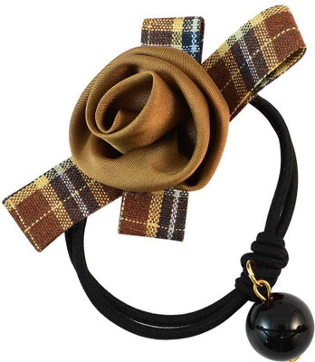 Sarah Plain Rubber Band(Black)